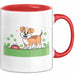 Hundebesitzer Tasse Geschenk Lustige Geschenkidee Spruch Für Hunde Eltern Rot Trendation