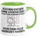 Plattenladenbesitzer Geschenk Tasse Lustige Geschenkidee Geburtstag für Plattenladenbesitzer Ich Bin Dieser Legendäre Plattenladenbesitzer Von Dem Alle Geredet Haben Kaffee-Becher Grün Trendation