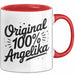 Angelika Tasse Geschenk Original 100% Angelika Geschenkidee Geburtstag Rot Trendation