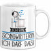 Geschenk für Songwriterin Tasse Lustige Geschenkidee Geburtstag Ich Bin Songwriterin Ich Darf Das Weiß Trendation