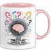 Überdenker Tasse Geschenk Lustige Geschenkidee Spruch Für Beschäftigte Köpfe Rosa Trendation