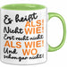 Deutschlehrer Unterricht Tasse Geschenk Lustige Geschenkidee Spruch Grün Trendation