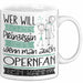 Opernfan Tasse Geschenk Spruch Wer Will Schon Prinzessin Sein Wenn Man Auch Opernfan Sein Kann Weiß Trendation