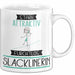 Slacklinerin Tasse Geschenk Becher Stark Attraktiv Furchtlos Slacklinerin Lustige Geschenkidee Weiß Trendation
