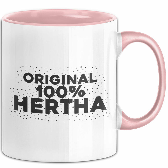 Hertha Tasse Original 100% Hertha Geschenk Rosa Trendation