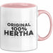 Hertha Tasse Original 100% Hertha Geschenk Rosa Trendation