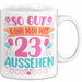 23er Geburtstag Tasse Geschenk Frauen So Gut Kann Man Mit 23 Aussehen Geschenkidee Geburtstag Weiß Trendation