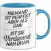 Gabi Tasse Geschenk Niemand Ist Perfekt Gabi Verdammt Nah Dran Geschenkidee Blau Trendation