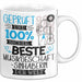 Beste Musikgeschäftsinhaberin Der Welt Tasse Geschenk für Eine Musikgeschäftsinhaberin Geprüft Und Sicher Geschenkidee Geburtstag Weihnachten Weiß Trendation