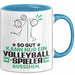 Volleyballspieler Geschenk Tasse So Gut Kann Nur Ein Volleyballspieler Aussehen Geschenkidee Kaffee-Becher Blau Trendation