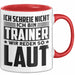 Trainer Tasse Geschenk Bester Fußball Basketball Coach Geschenkidee Ich Schreie Nicht Ich Bin Trainer Ich Rede So Laut Rot Trendation