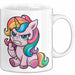 Sarkastisches Einhorn Tasse Geschenk Lustige Geschenkidee Weiß Trendation