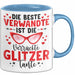 Tante Verwandte Tasse Geschenk Lustige Geschenkidee Spruch Beste Tante Blau Trendation