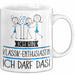Geschenk für Klassik-Enthusiastin Tasse Lustige Geschenkidee Geburtstag Ich Bin Klassik-Enthusiastin Ich Darf Das Weiß Trendation