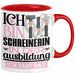 Schreinerin Ausbildung Start Geschenk Tasse Ich Bin Schreinerin In Der Ausbildung Ich Darf Das Kaffee-Becher Geschenkidee Rot Trendation