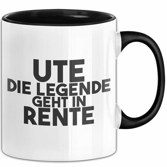 Ute Tasse Ute – Die Legende Geht In Rente Geschenk