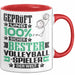 Volleyballspieler Geschenk Lustiger Spruch für Volleyballspieler Geschenkidee Bester Volleyballspieler Der Welt Rot Trendation