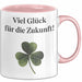 Büroarbeit Kollege Abschied Tasse Geschenk Lustige Geschenkidee Spruch Viel Glück Für Die Zukunft Rosa Trendation