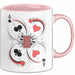 Kartenspiel Spieler Tasse Geschenk Lustige Geschenkidee Spruch Für Karten Meister Rosa Trendation