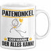 Patenonkel Tasse Geschenk für Patenonkel Der Mann Der Alles Kann Geschenkidee zum Geburtstag Weiß Trendation
