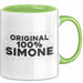 Simone Tasse Original 100% Simone Geschenk Grün Trendation