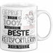 Beste Reitsportlerin Der Welt Tasse Geschenk für Eine Reitsportlerin Geprüft Und Sicher Geschenkidee Geburtstag Weihnachten Weiß Trendation