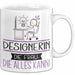 Designerin Geschenk Tasse Becher Die Frau Die Allen Kann Geschenkidee für eine Designerin Lustig Weiß Trendation