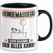Hundemasseur Tasse Geschenk für Hundemasseur Der Mann Der Alles Kann Geschenkidee zum Geburtstag Schwarz Trendation