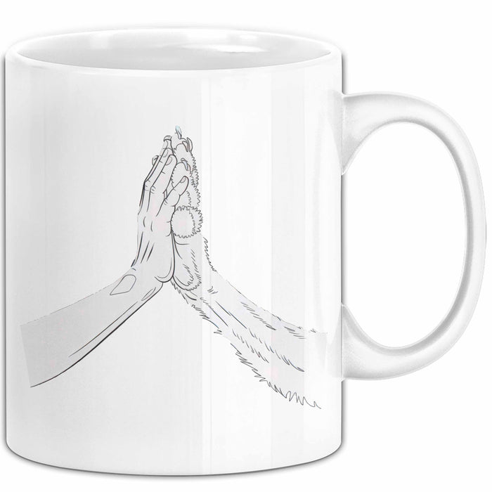 Hund Tierliebhaber Tasse Geschenk Lustige Geschenkidee Spruch Weiß Trendation