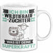 Wildtieraufzüchter Tasse Geschenk für Wildtieraufzüchter Geburtstag Lustiger Spruch Kaffee-Becher Was Ist Deine Superkraft Weiß Trendation