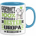 Uropa Geschenk Lustiger Spruch für Uropa Geschenkidee Bester Uropa Der Welt Blau Trendation