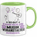 Musikveranstalter Geschenk Tasse So Gut Kann Nur Ein Musikveranstalter Aussehen Geschenkidee Kaffee-Becher Grün Trendation