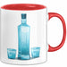 Wodka Trinker Tasse Geschenkidee für Spirituosen Liebhaber Rot Trendation