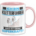 Kletterführer Tasse Geschenk für Kletterführer Geburtstag Lustiger Spruch Kaffee-Becher Was Ist Deine Superkraft Rosa Trendation