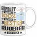 Ruderer Geschenk Lustiger Spruch für Ruderer Geschenkidee Bester Ruderer Der Welt Weiß Trendation