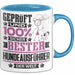 Hundeausführer Geschenk Lustiger Spruch für Hundeausführer Geschenkidee Bester Hundeausführer Der Welt Blau Trendation