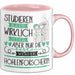Höhlenforscherin Tasse Lustiges Geschenk Studieren Kann Wirklich Jeder Nur Die Besten Werden Höhlenforscherin Rosa Trendation