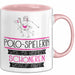 Polo-Spielerin Weil Es Keinen Schöneren Beruf Gibt Tasse Geschenk für Eine Polo-Spielerin Lustig Rosa Trendation