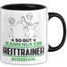Reittrainer Geschenk Tasse So Gut Kann Nur Ein Reittrainer Aussehen Geschenkidee Kaffee-Becher Schwarz Trendation