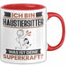 Haustiersitter Tasse Geschenk für Haustiersitter Geburtstag Lustiger Spruch Kaffee-Becher Was Ist Deine Superkraft Rot Trendation