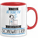Songwriterin Tasse Geschenk Becher Stark Attraktiv Furchtlos Songwriterin Lustige Geschenkidee Rot Trendation