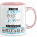 Wanderführerin Tasse Geschenk Becher Stark Attraktiv Furchtlos Wanderführerin Lustige Geschenkidee Rosa Trendation