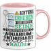 Aquarium-Enthusiast Geschenk Tasse Lustiger Spruch Erheben Sie Sich Der Aquarium-Enthusiast Betritt den Raum Rosa Trendation