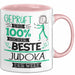 Beste Judoka Der Welt Tasse Geschenk für Eine Judoka Geprüft Und Sicher Geschenkidee Geburtstag Weihnachten Rosa Trendation