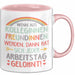 Office Arbeitskollege Tasse Geschenk Lustige Geschenkidee Spruch Wenn Aus Kolleginnen Freundinnen Rosa Trendation