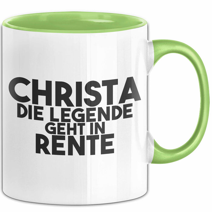 Christa Tasse Christa – Die Legende Geht In Rente Geschenk