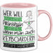 Keyboarderin Tasse Geschenk Spruch Wer Will Schon Prinzessin Sein Wenn Man Auch Keyboarderin Sein Kann Rosa Trendation