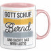 Bernd Tasse Geschenk Gott Schuf Bernd Und Dachte Wird Lustig Geschenkidee Rosa Trendation