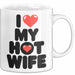 Ehefrau Ehefrauen Verheiratete Frauen Sarkasmus Tasse Becher Geschenk Lustige Geschenkidee Spruch Ich Liebe Meine Heiße Frau Weiß Trendation