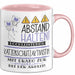 Katzenschutzaktivistin Tasse Geschenk Lustig Abstand Halten Hochleistungs-Katzenschutzaktivistin Mit Drang Zur Perfektion Bei Der Arbeit Rosa Trendation